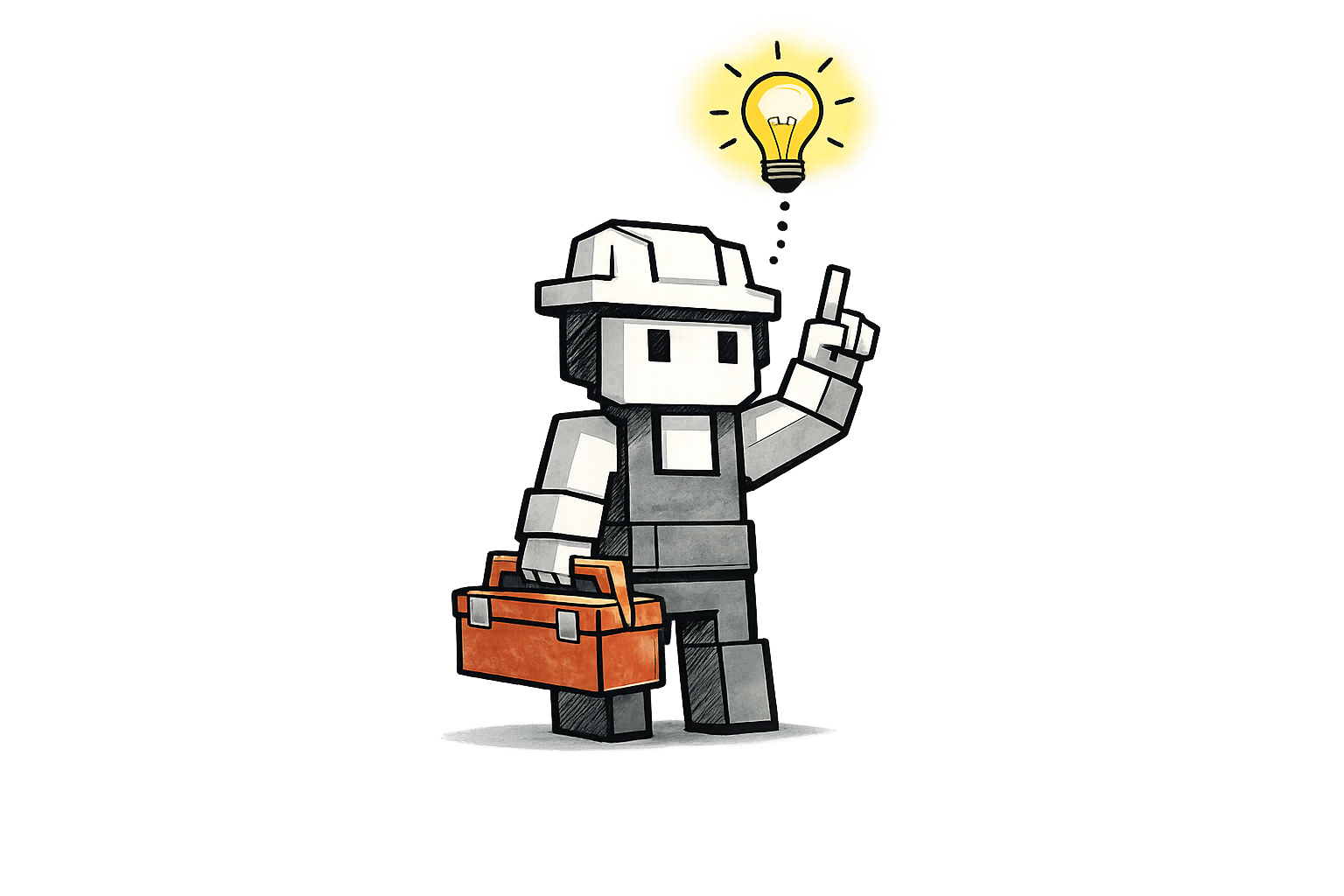 Brixel mascot