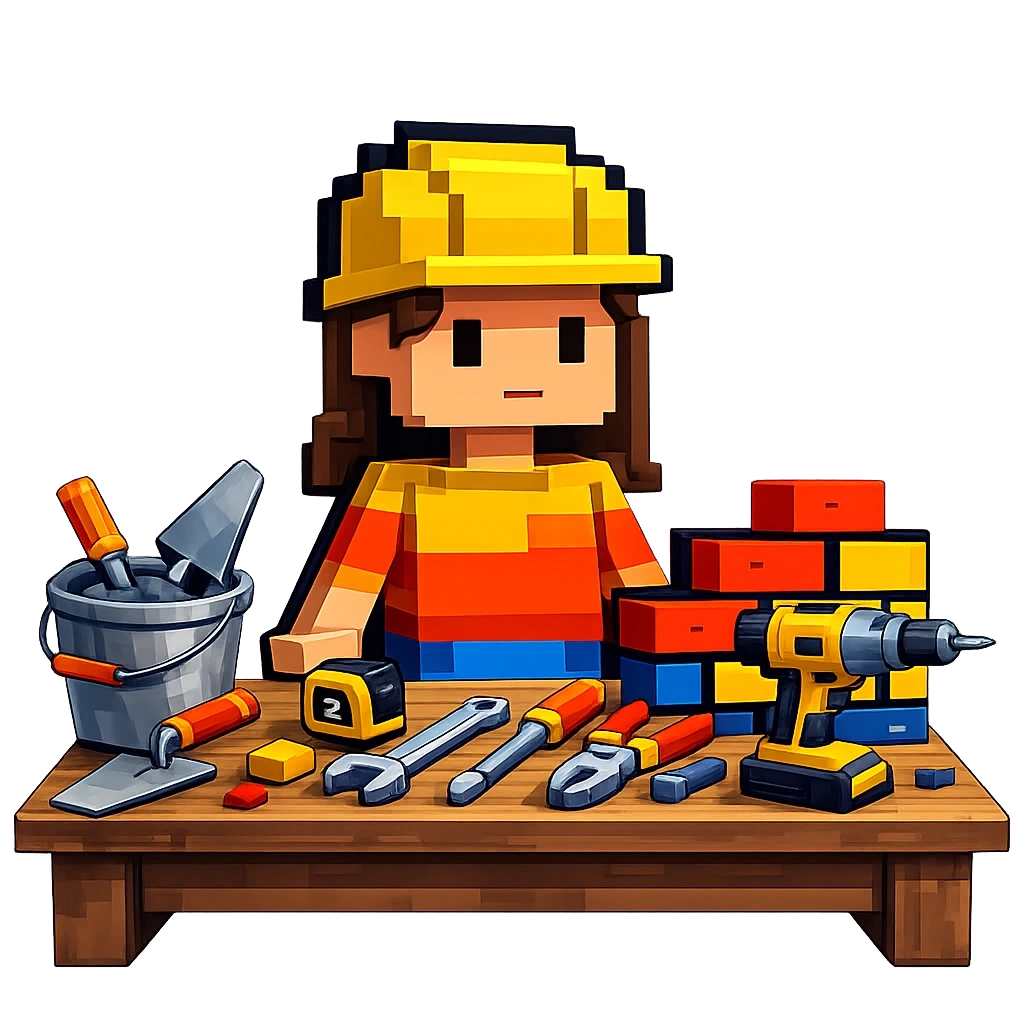 Builder using tools and generating plans